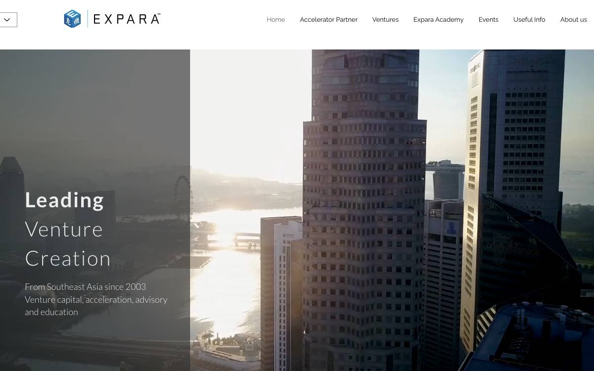 Expara website preview
