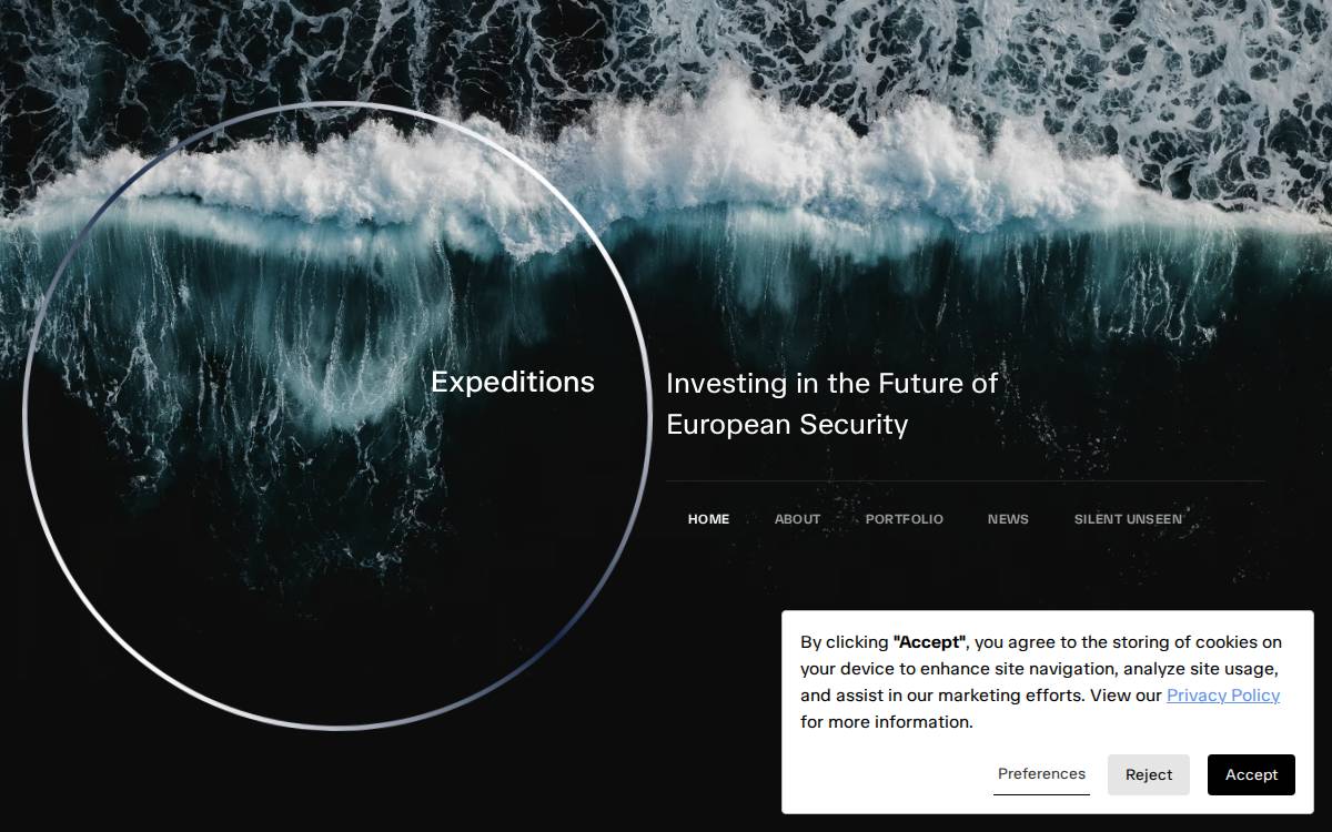 Expeditions website preview
