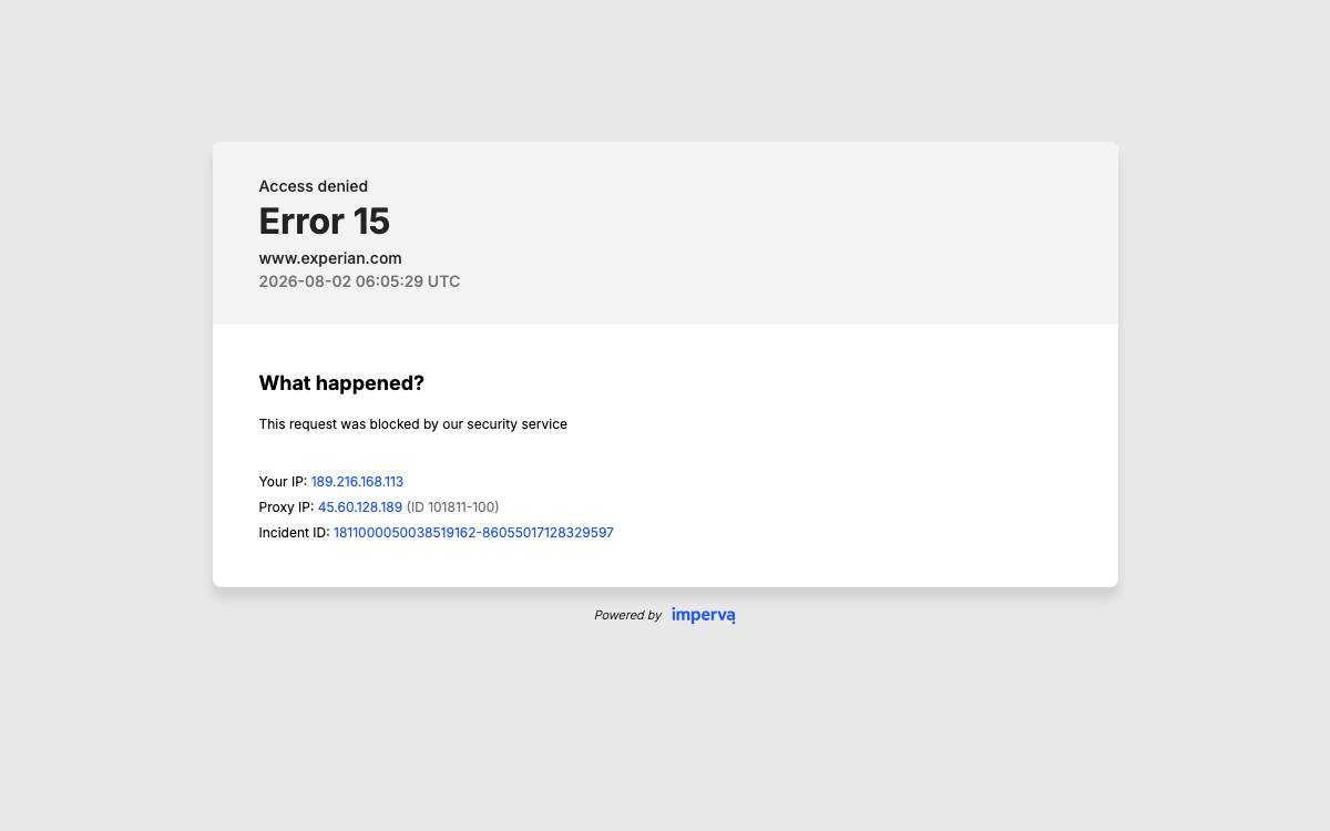 Experian Ventures website preview