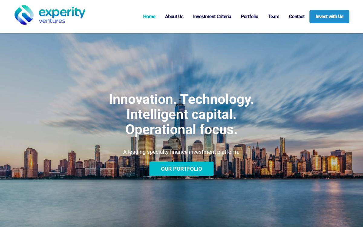 Experity Ventures, LLC website preview