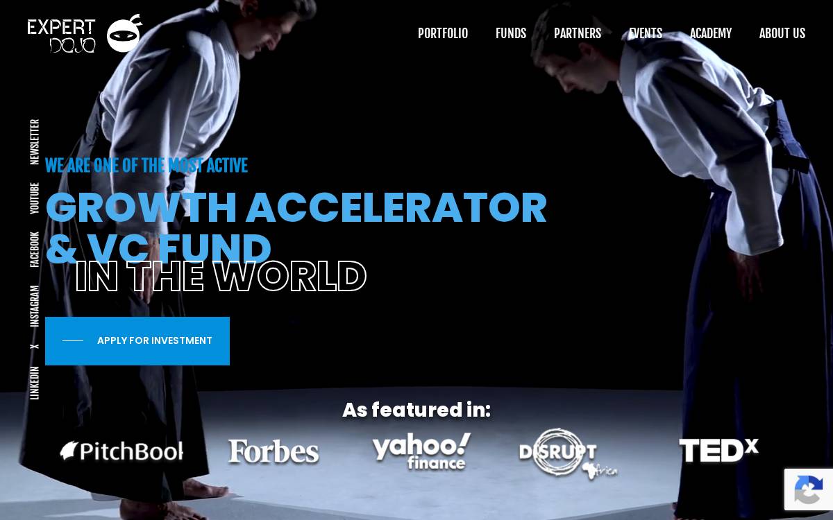 Expert DOJO website preview