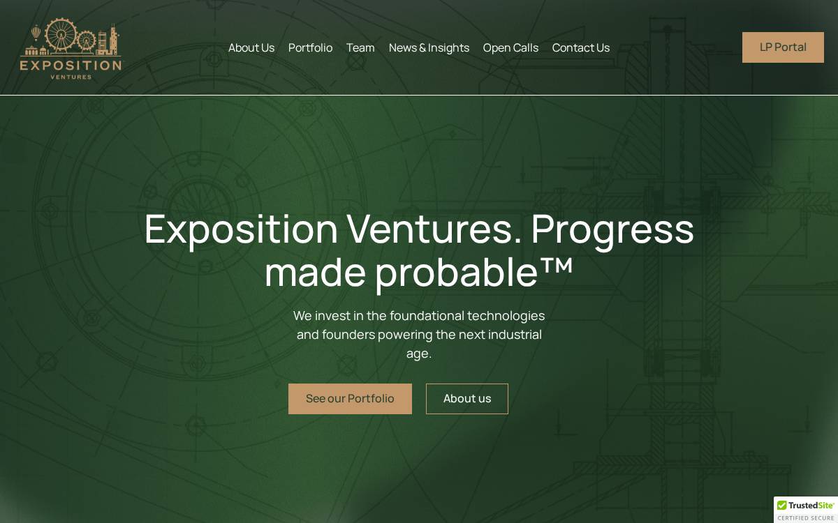 Exposition Ventures website preview