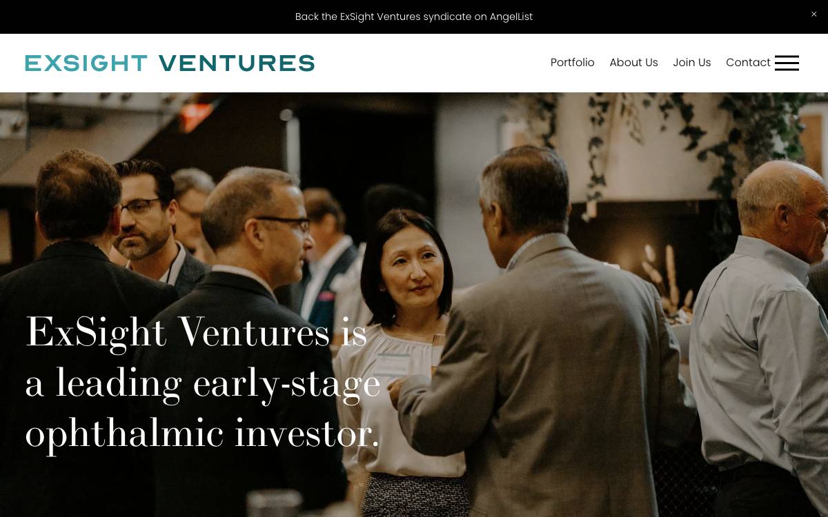 ExSight Ventures website preview