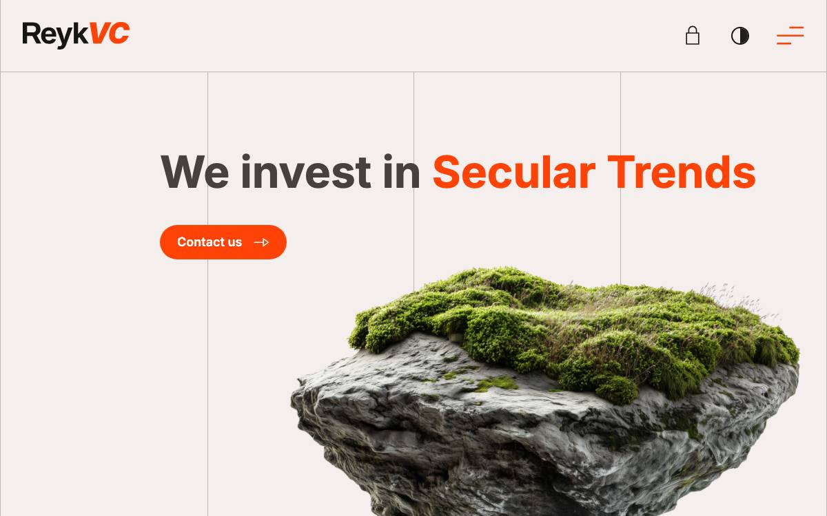 Eyrir Venture Management website preview