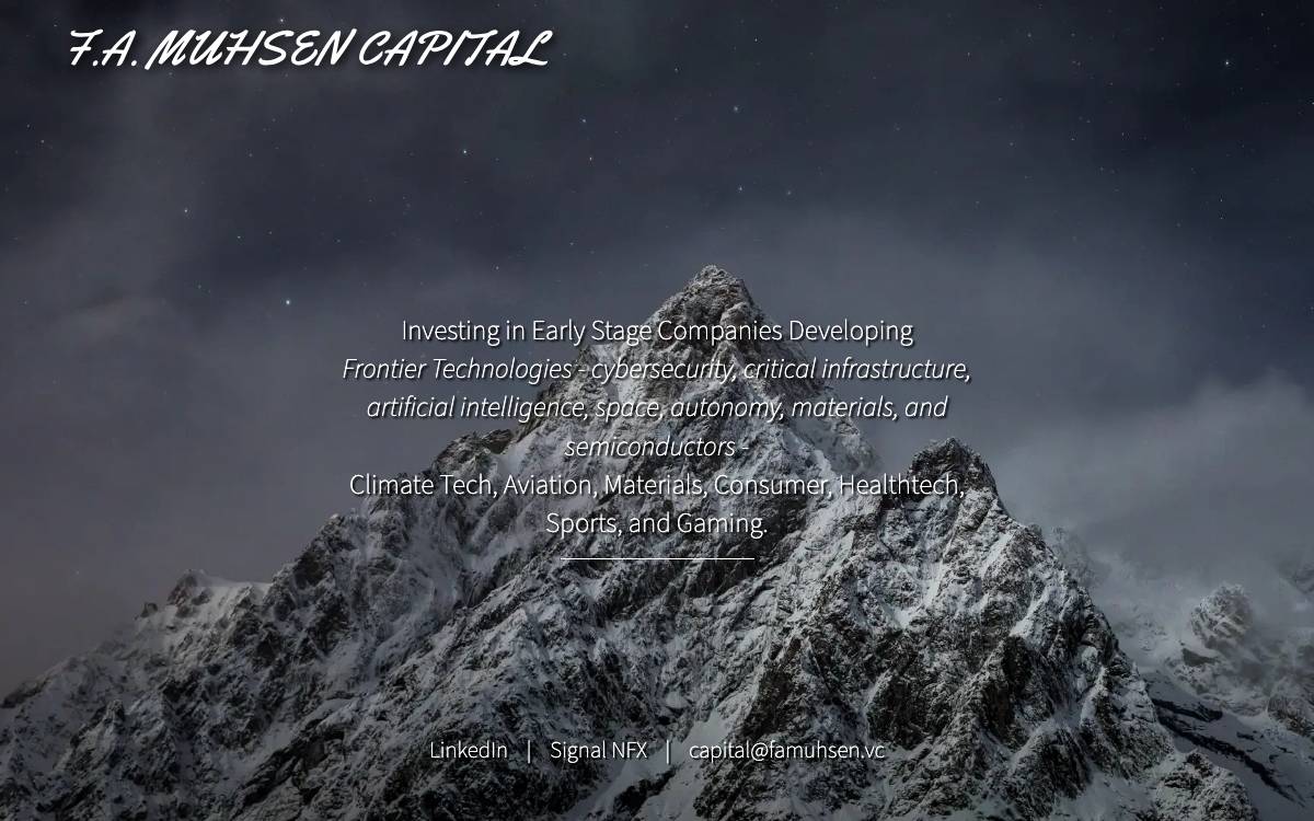 F.A. Muhsen Capital website preview