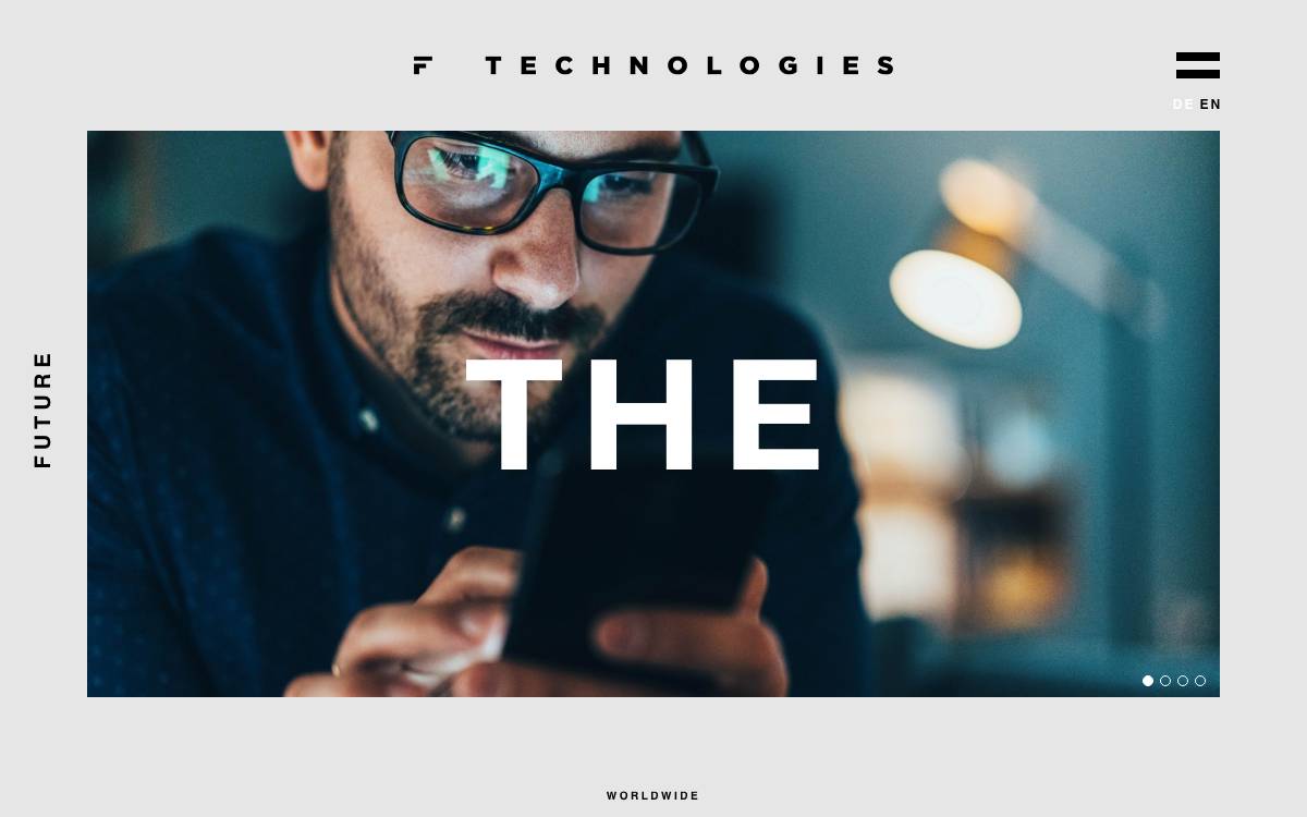 F-Technologies website preview