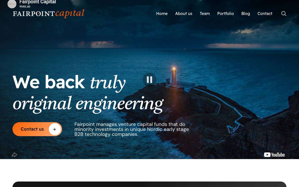 Fairpoint Capital website preview