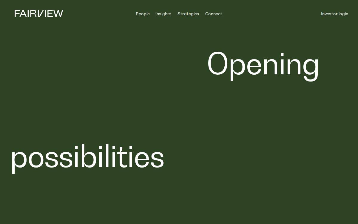 Fairview Capital Partners website preview