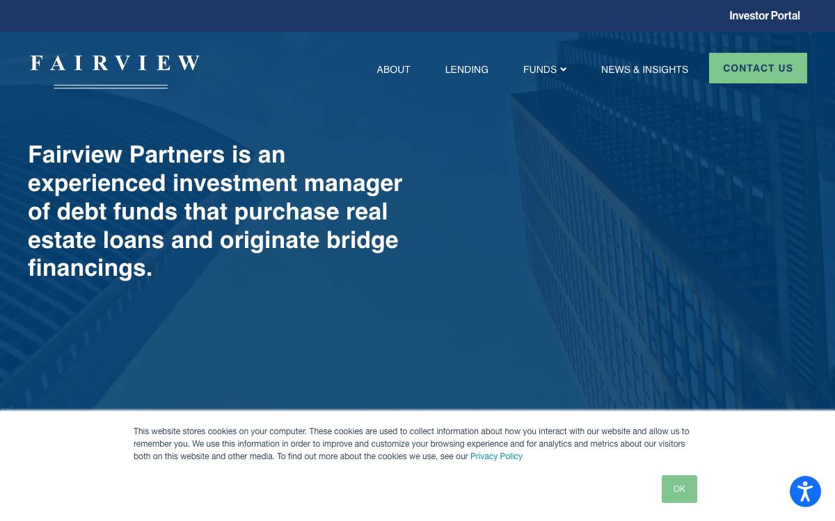 Fairview website preview