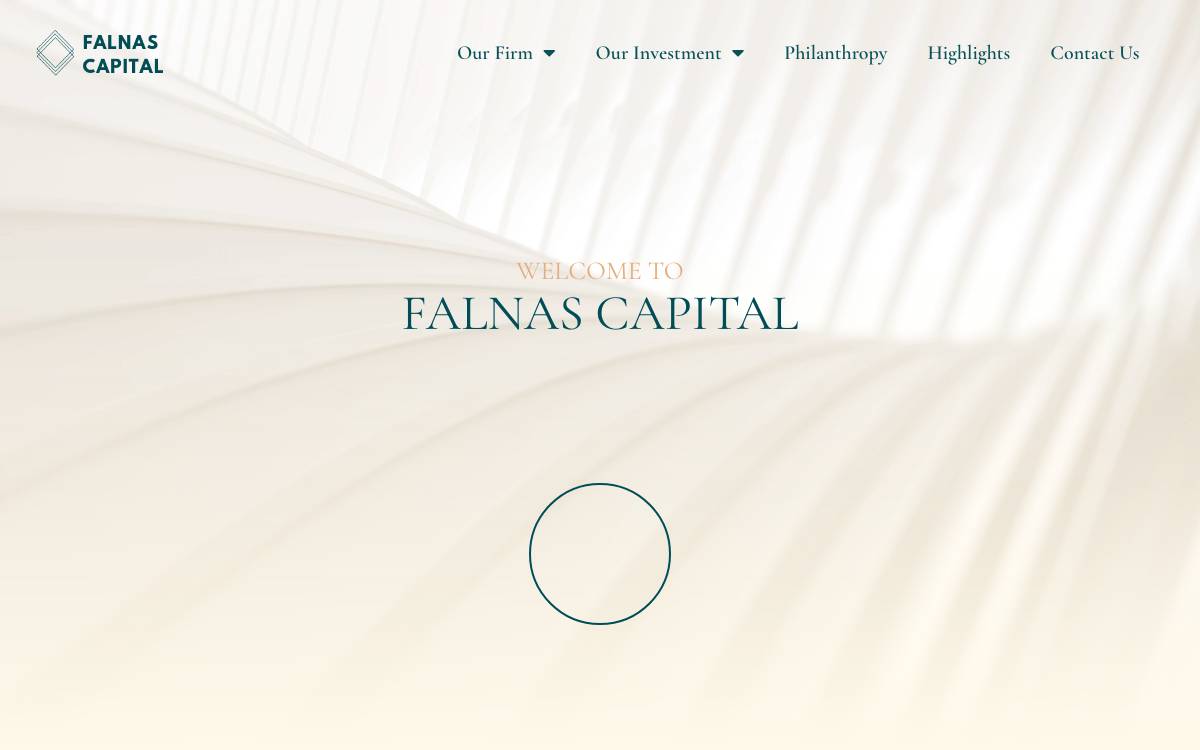 Falnas Capital website preview