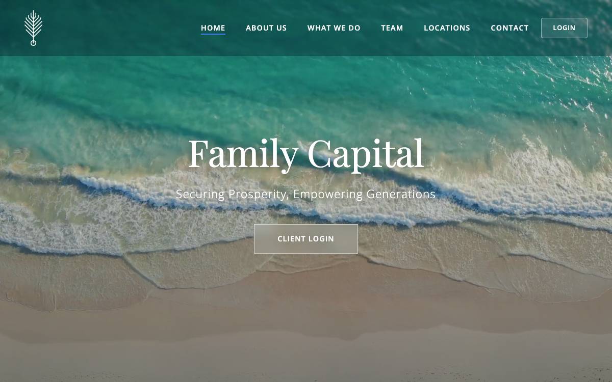 Family Capital website preview