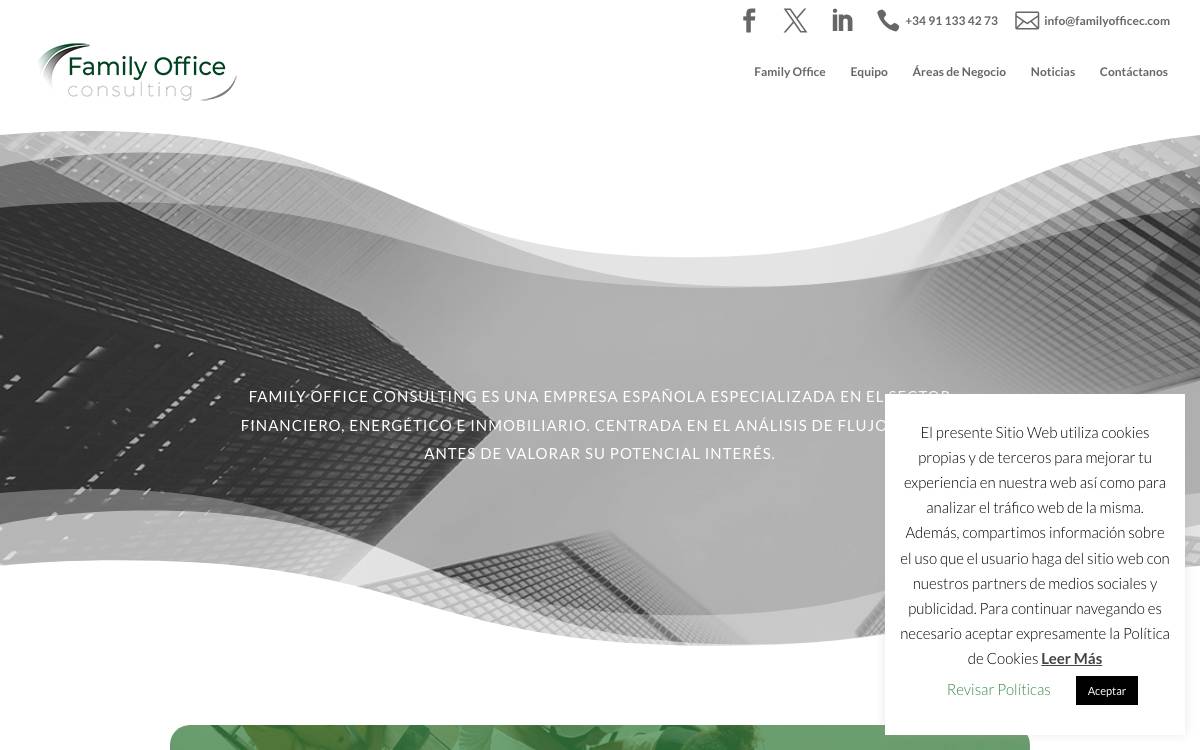 Family Office Consulting website preview