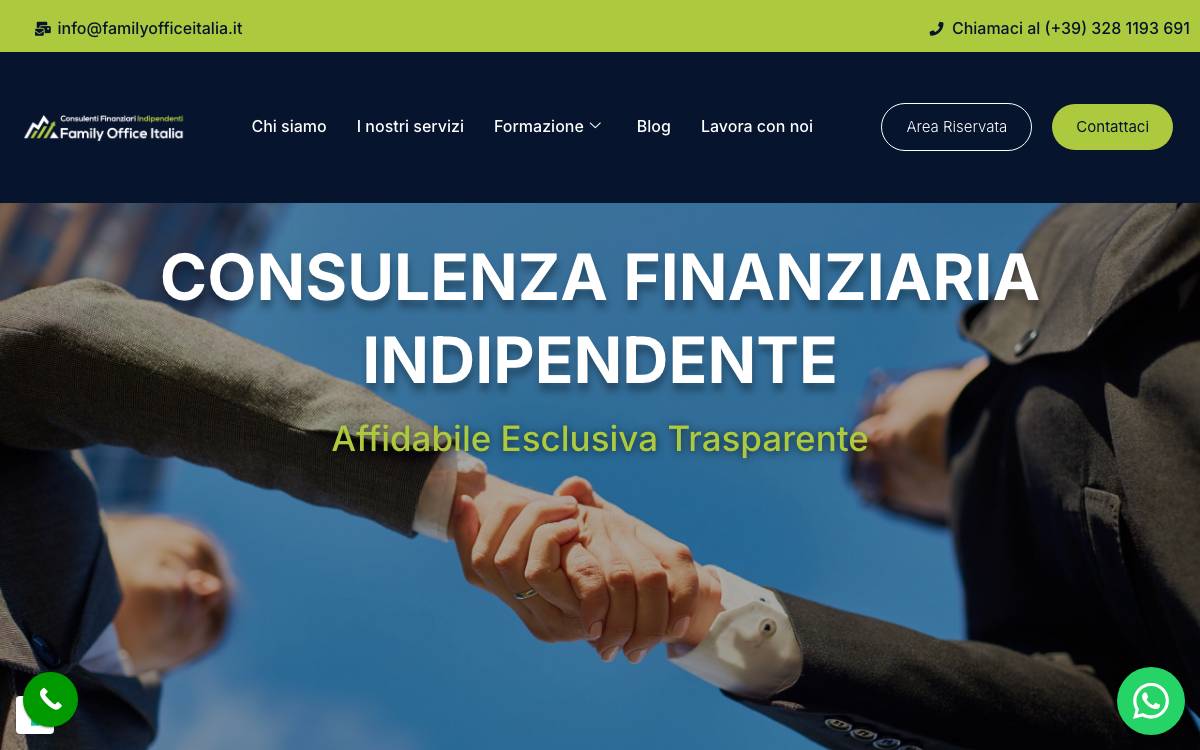 Family Office Italia SCF website preview