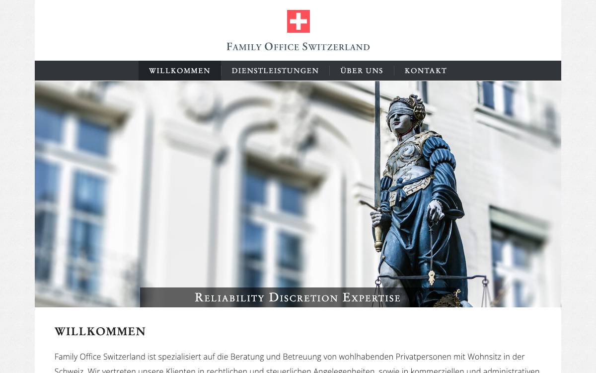 Family Office Switzerland AG website preview