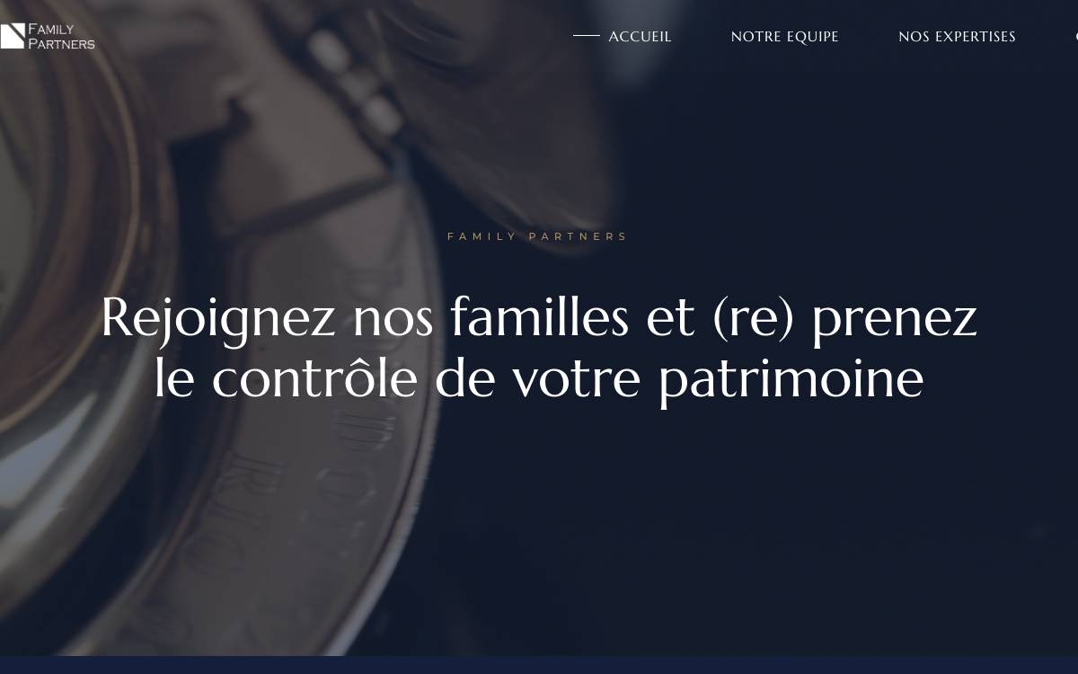 Family Partners website preview