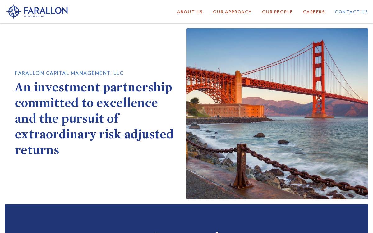 Farallon Equities website preview