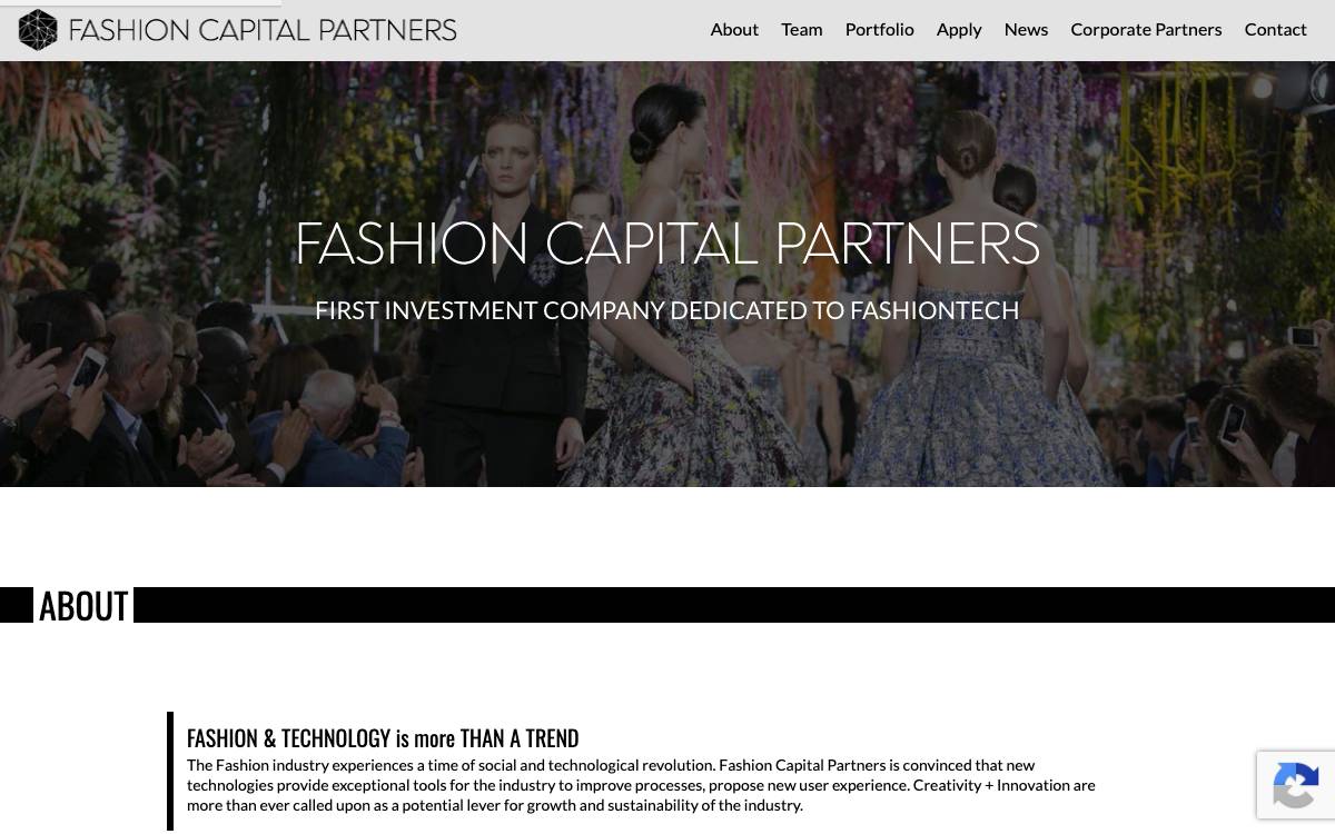 Fashion Capital Partners website preview