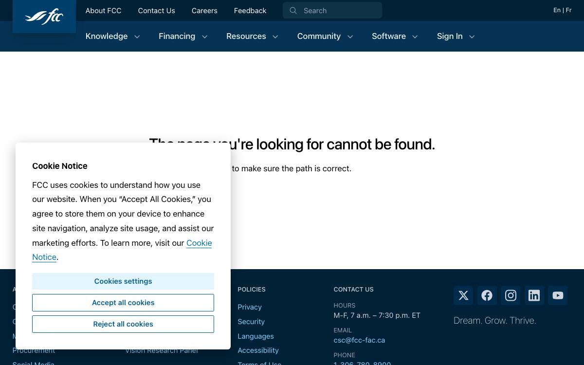 FCC Capital website preview