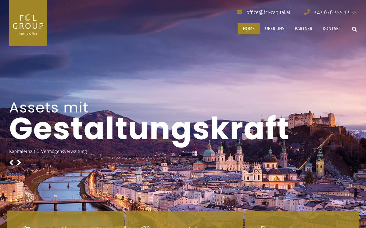 FCL Capital Invest website preview