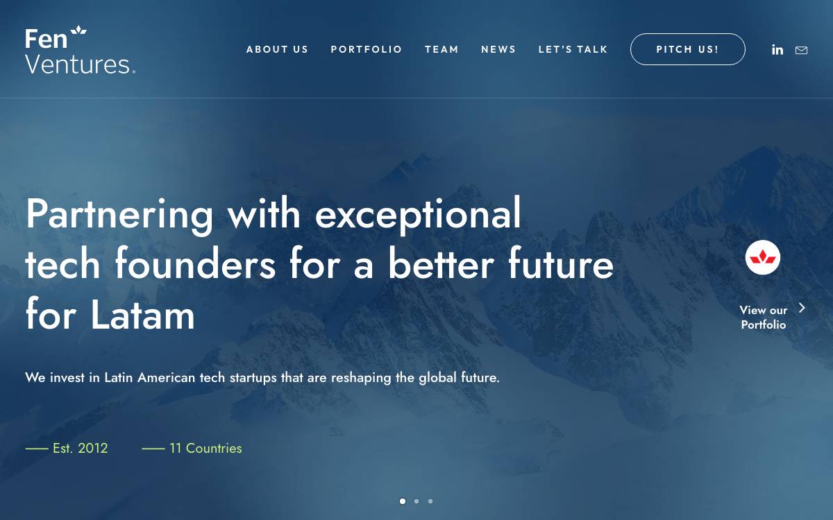 Fen Ventures website preview