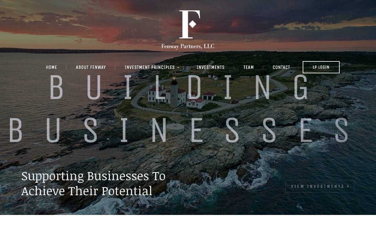 Fenway website preview