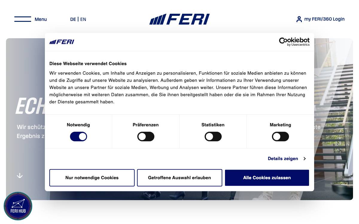 FERI Family Office website preview