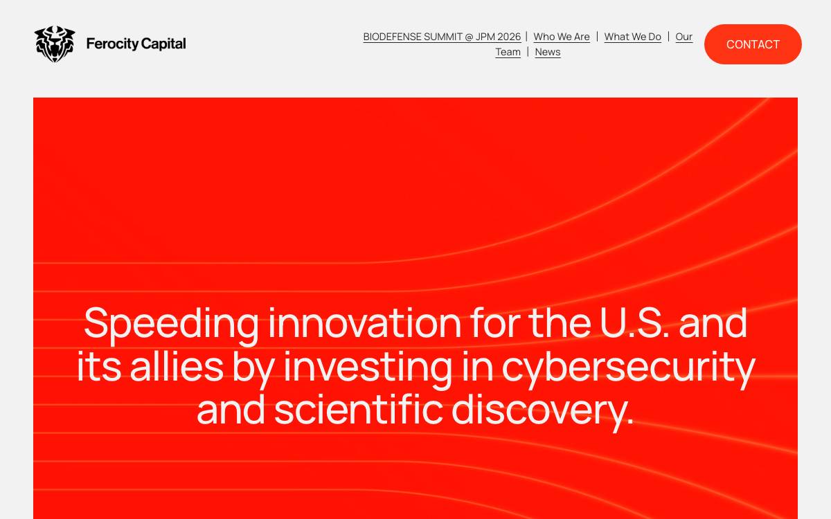 Ferocity Capital website preview