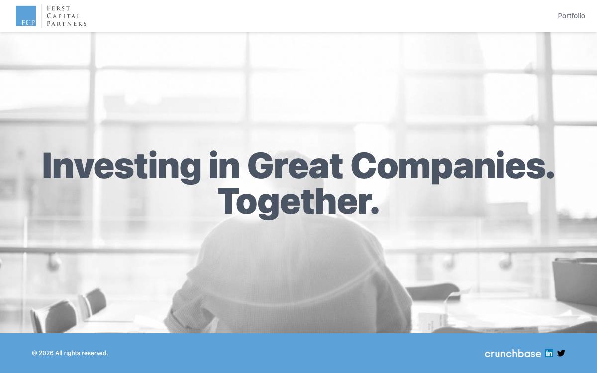 Ferst Capital Partners website preview