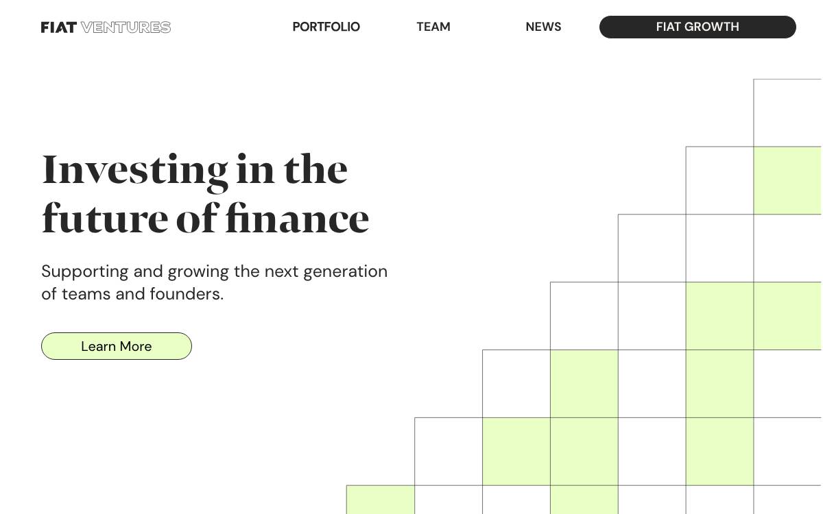 Fiat Ventures website preview