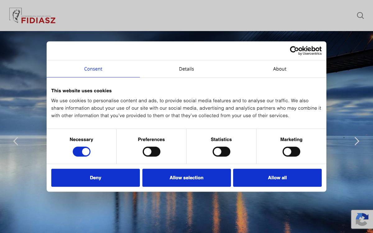 Fidiasz website preview