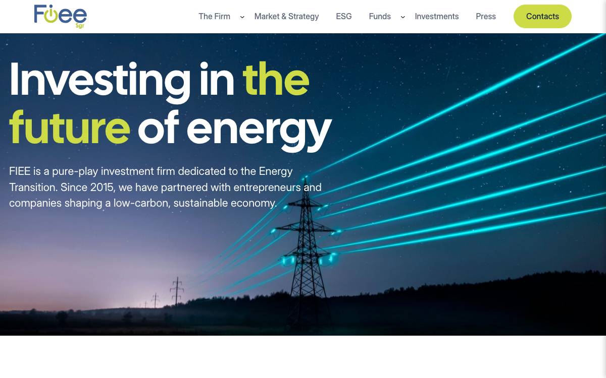 FIEE SGR website preview