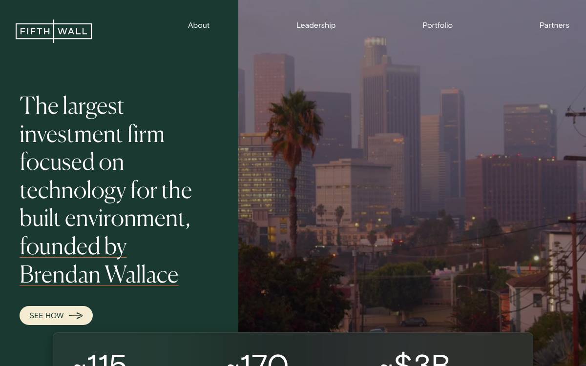 Fifth Wall website preview