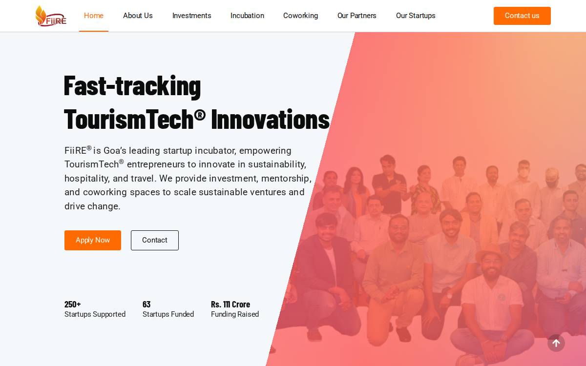 FiiRE website preview
