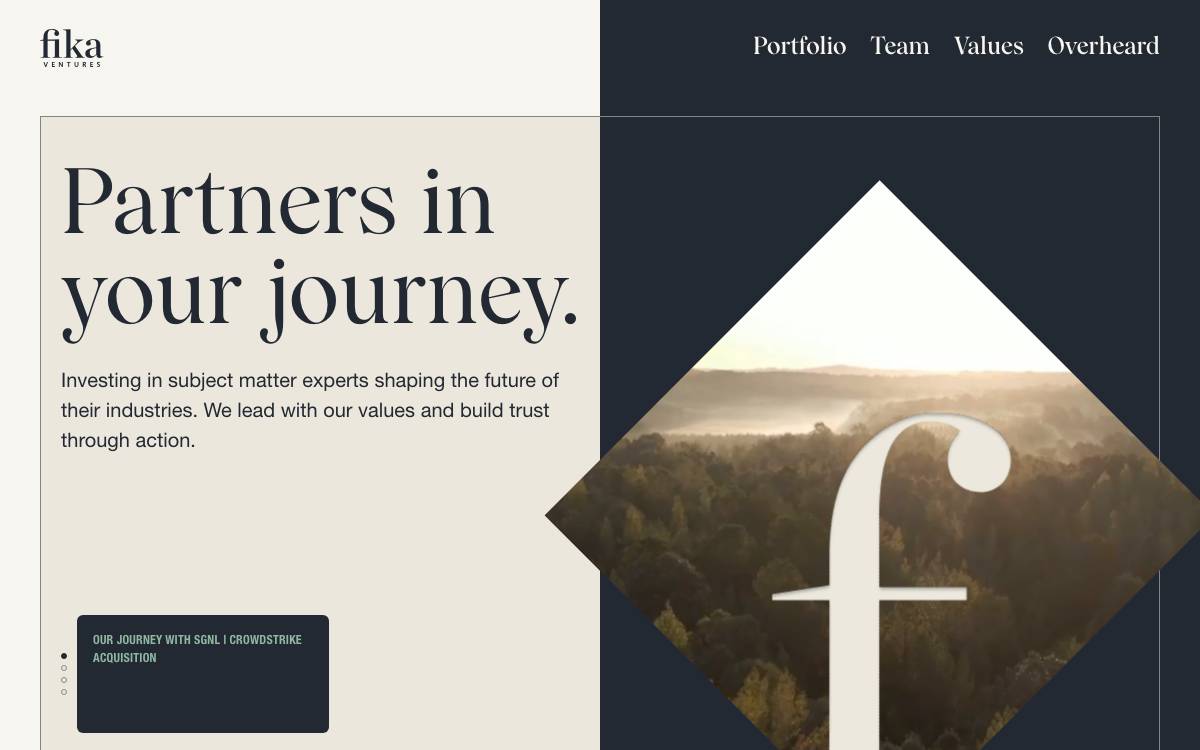 Fika website preview