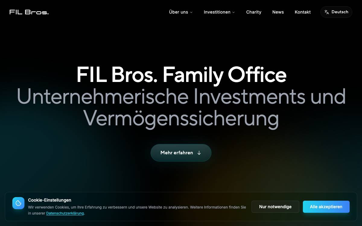 FIL Bros Family Office website preview