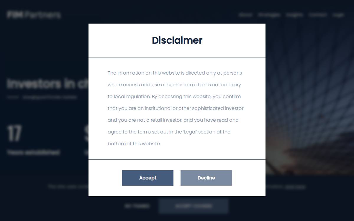 FIM website preview
