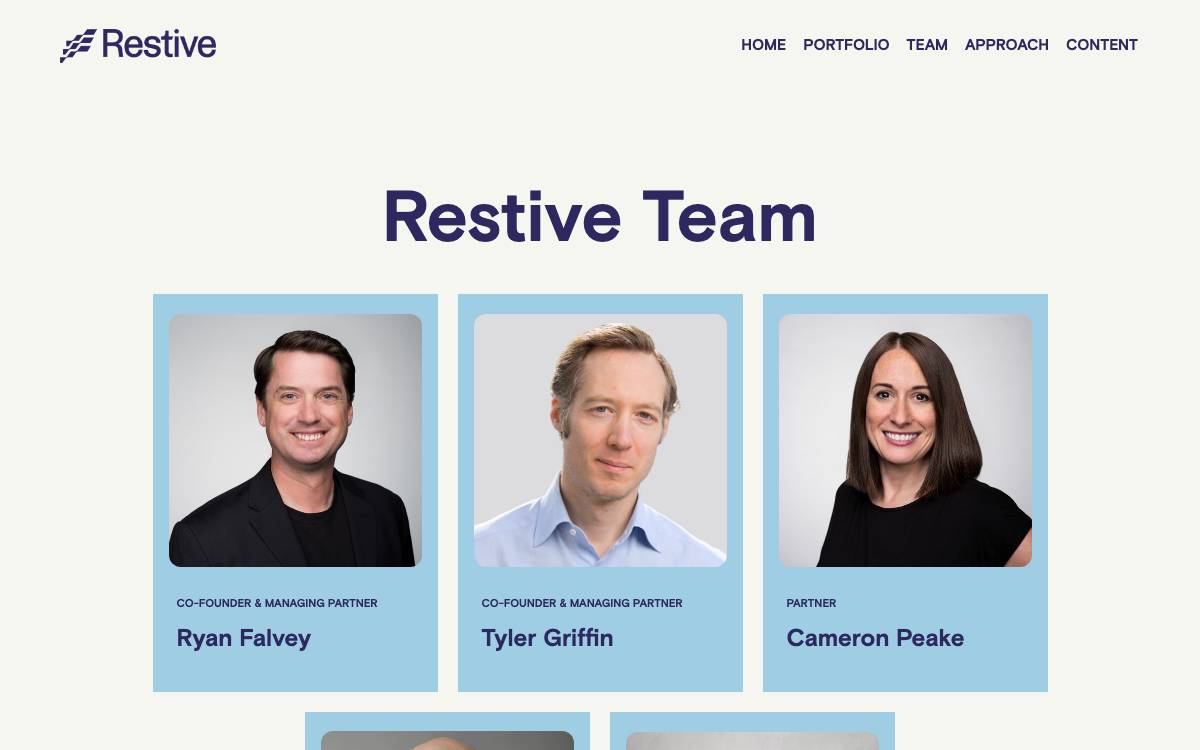 Financial Venture Studio website preview