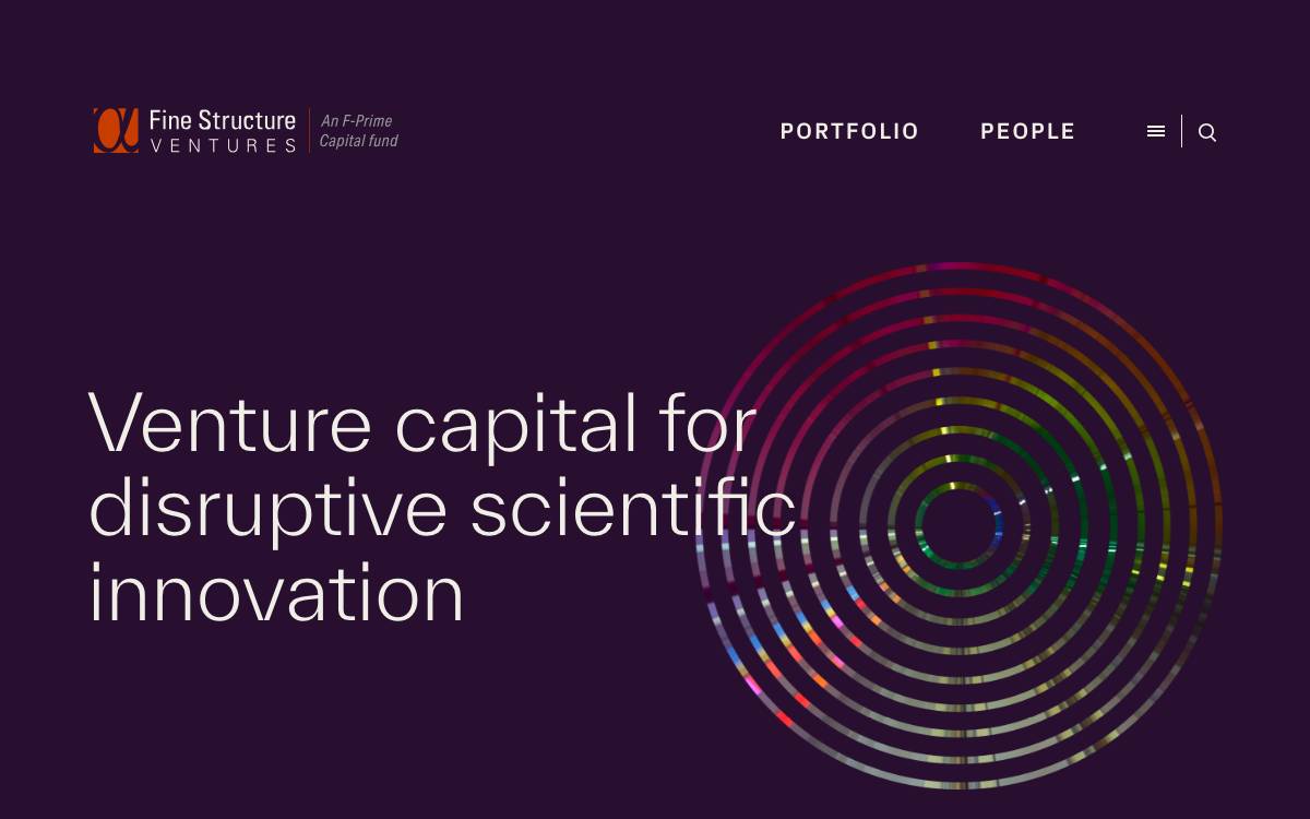 Fine Structures Ventures website preview