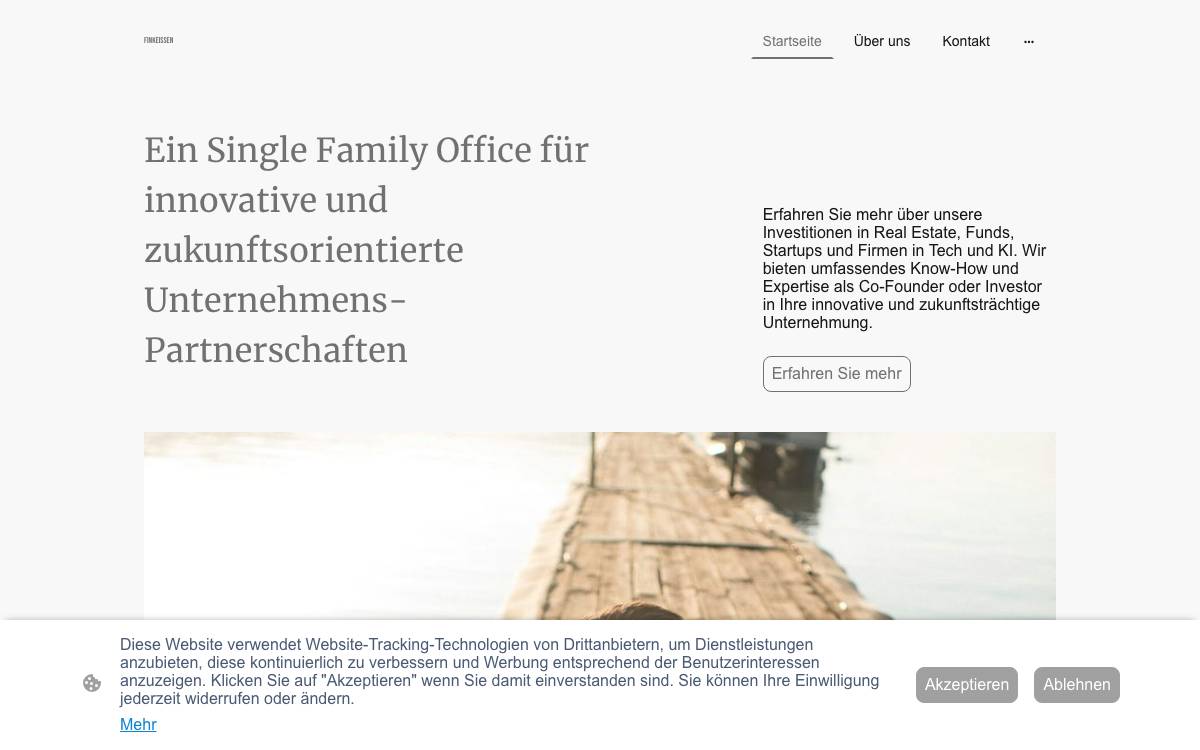 Finkeissen Holdings website preview