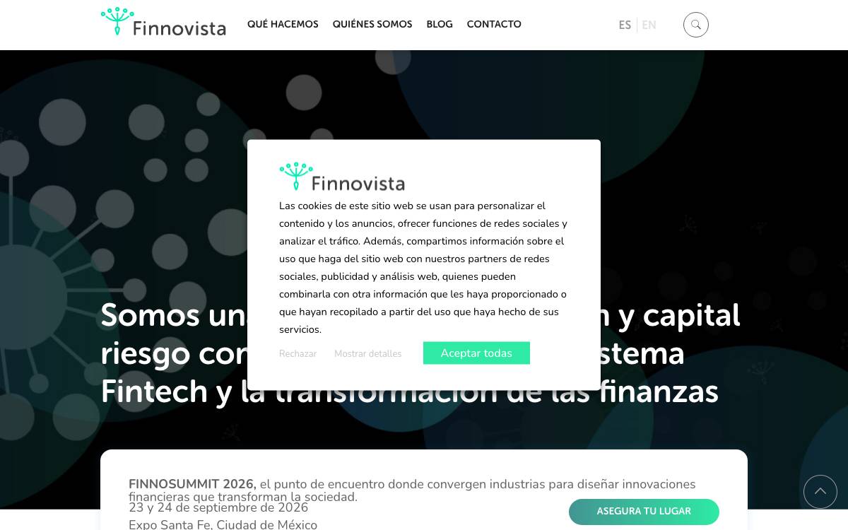 Finnovista VC website preview