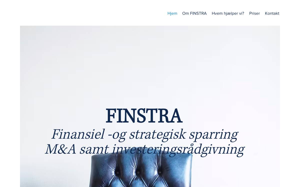 FINSTRA Wealth website preview