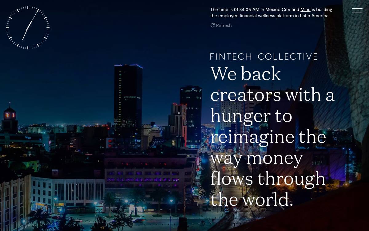 FinTech Collective website preview