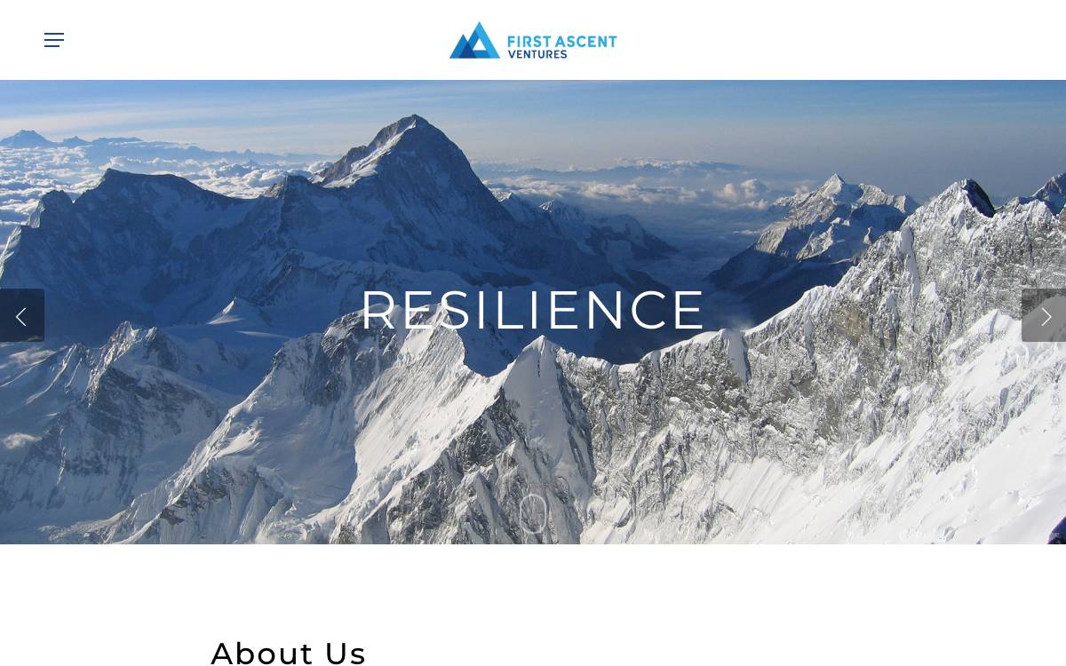 First Ascent Ventures website preview