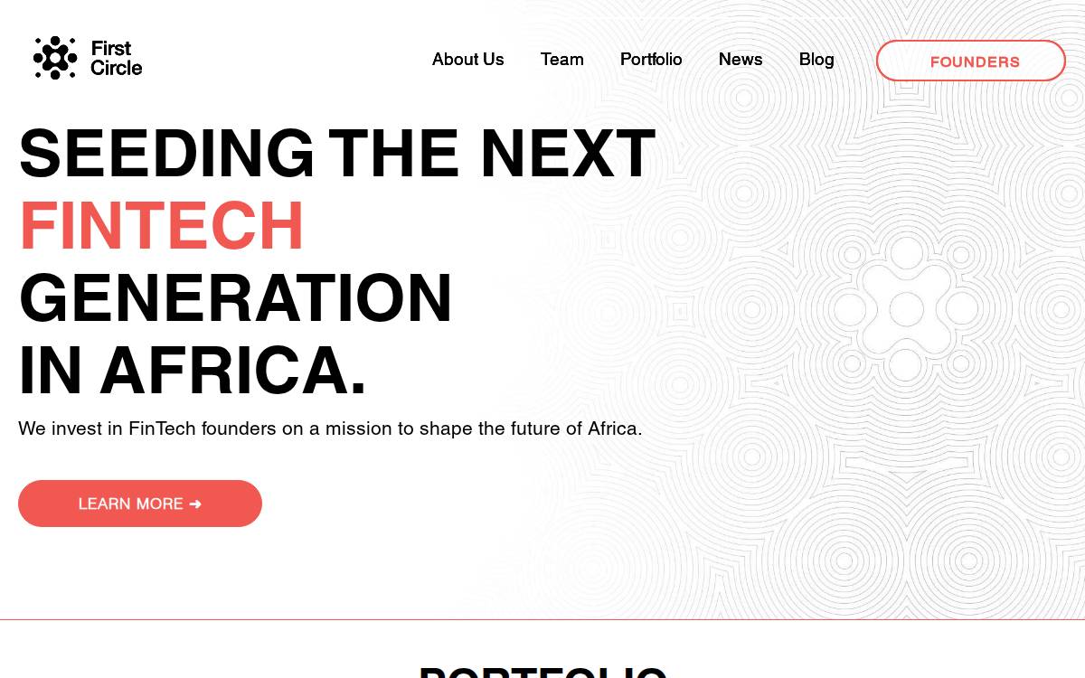 First Circle website preview