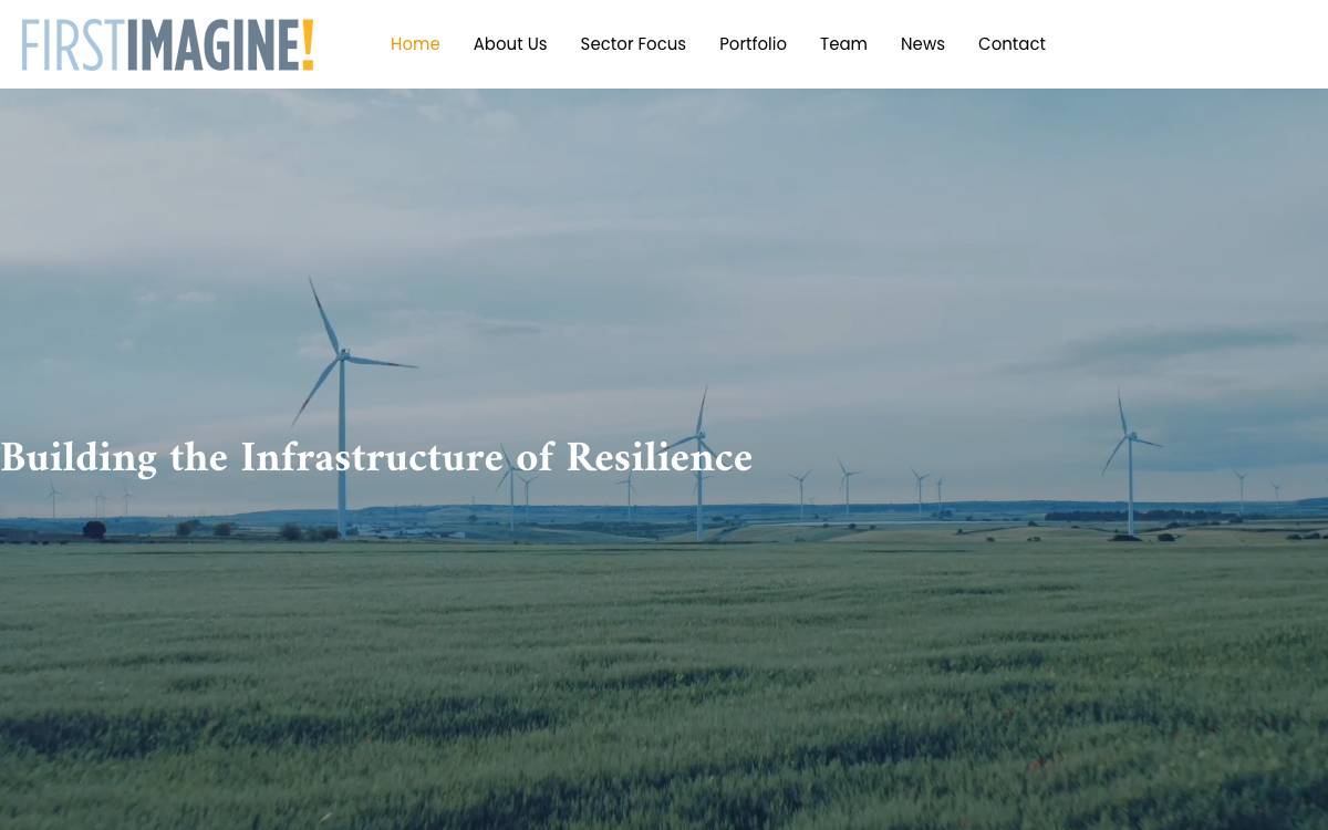 First Imagine! website preview
