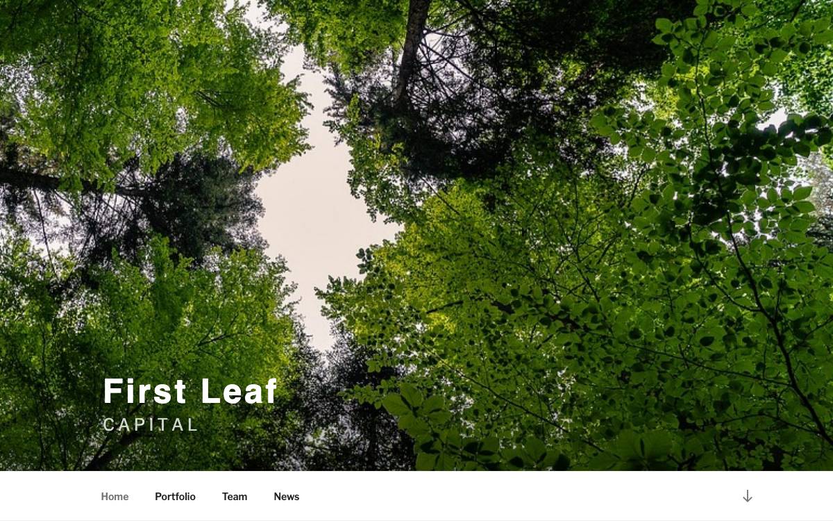 First Leaf Capital website preview