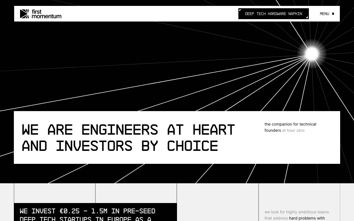 First Momentum website preview