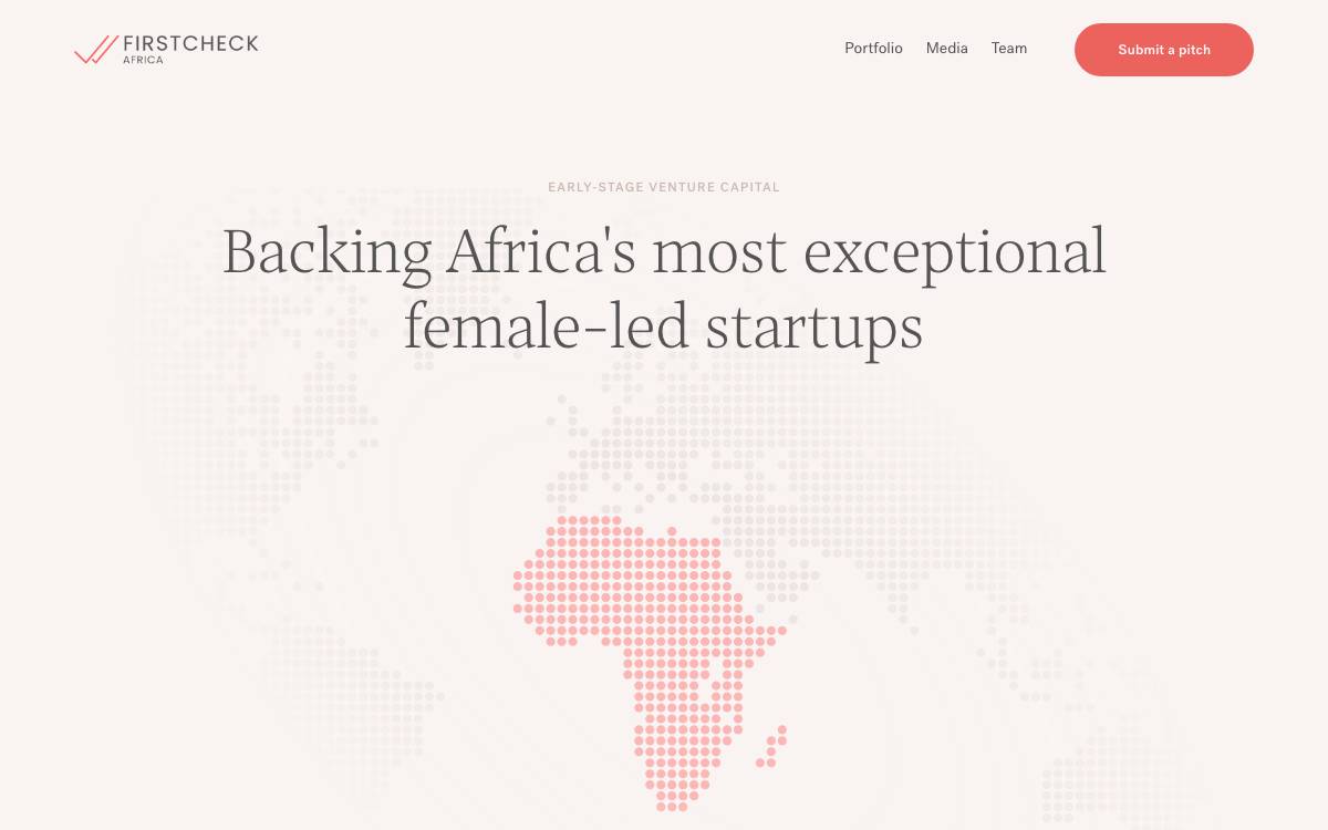 FirstCheck Africa website preview