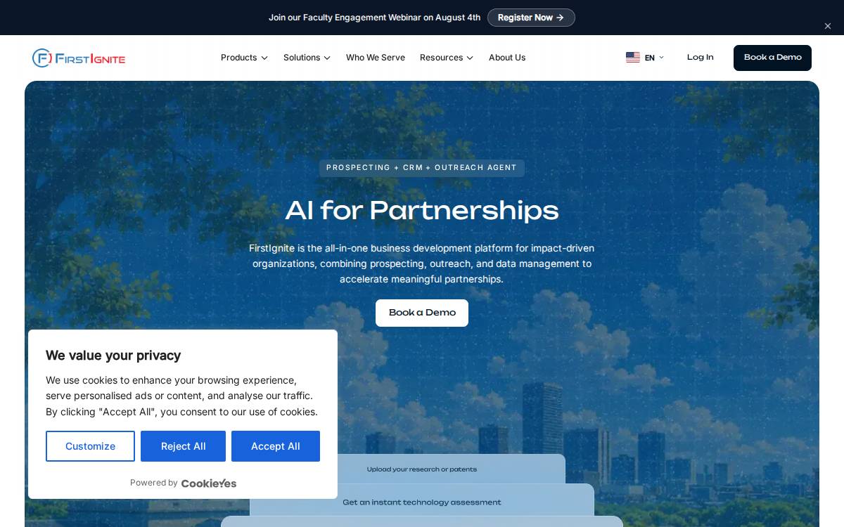 FirstIgnite website preview