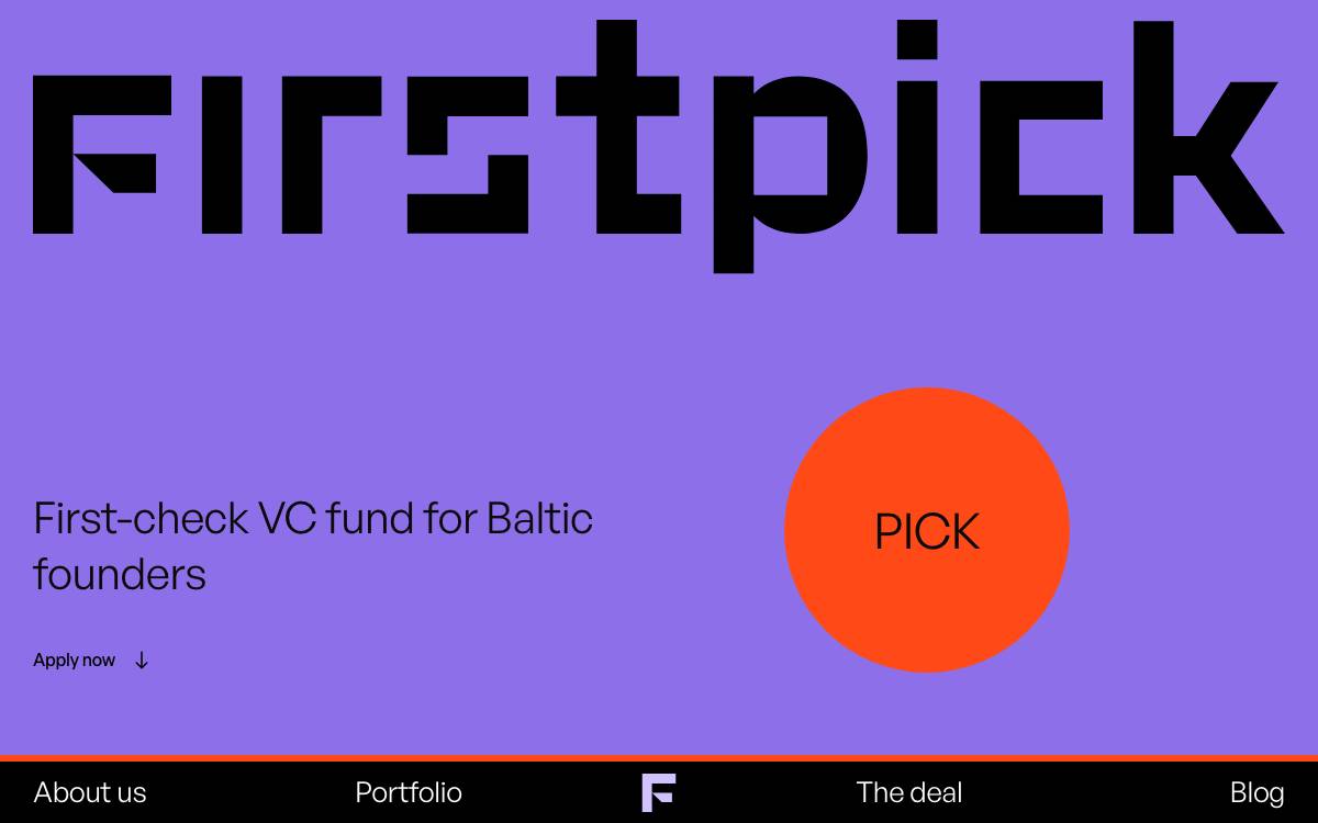 Firstpick website preview
